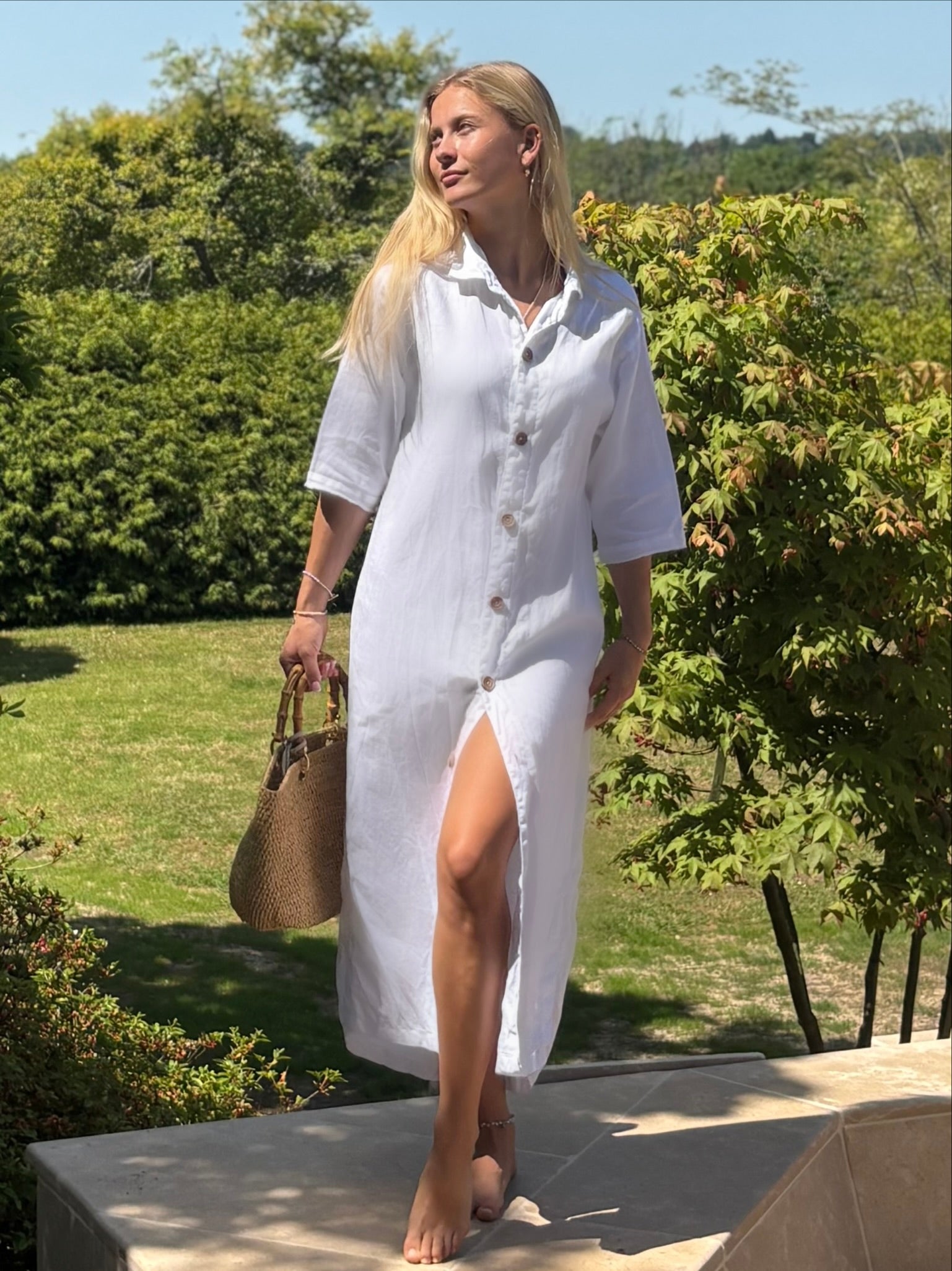 Dollie Linen Shirt Dress | Linen Shirt Dress