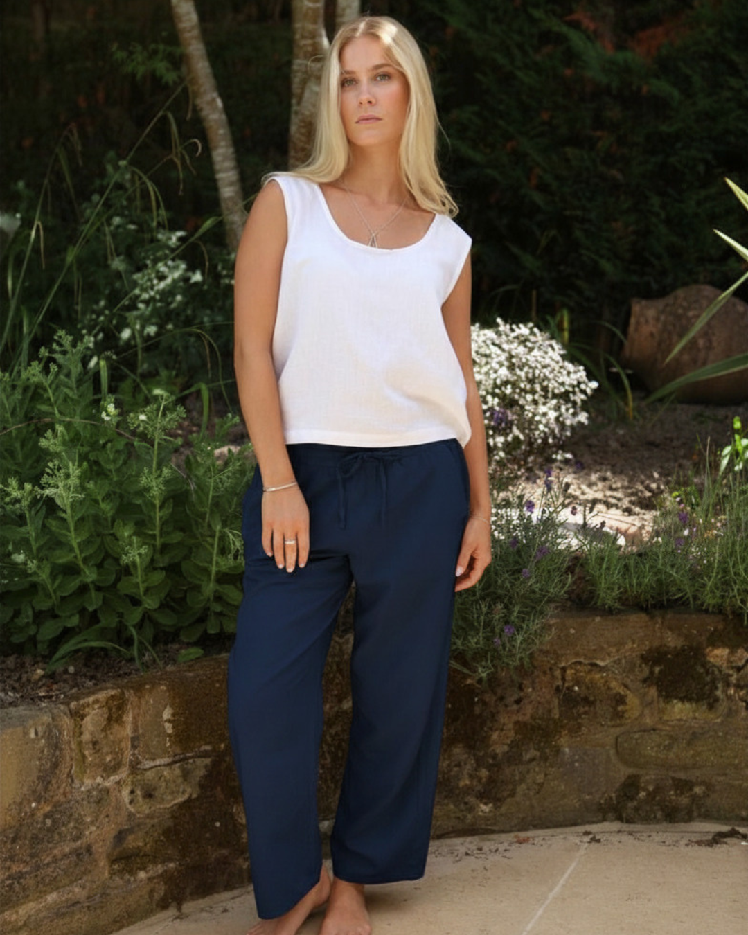 Millie | Classic Linen Trousers