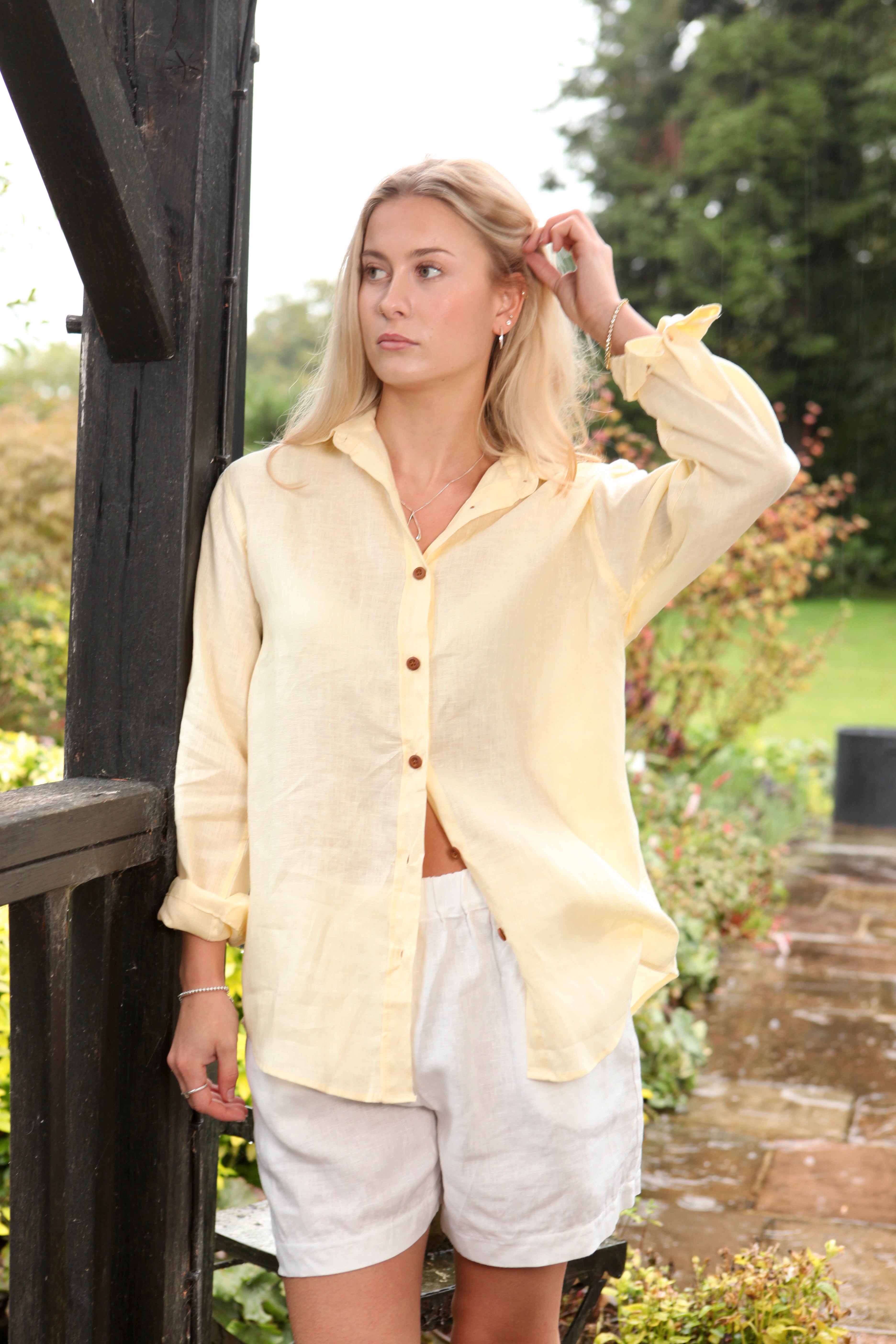 Freddie - Linen Classic Button Shirt