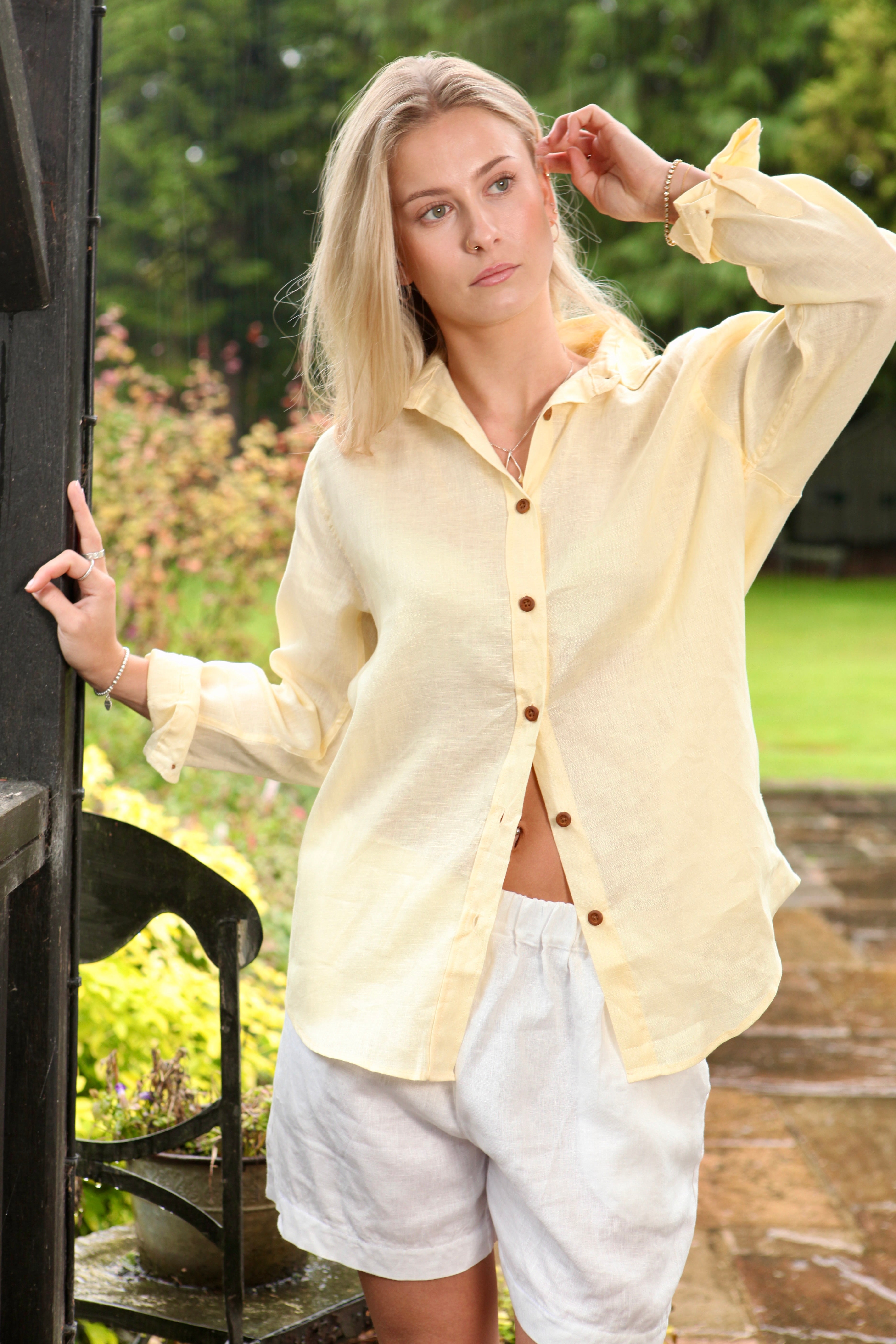 Freddie - Linen Classic Button Shirt